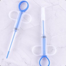 강아지 약먹이기 실리콘 알약주입기 반려견 투약보조 구강케어, 1개, 1정