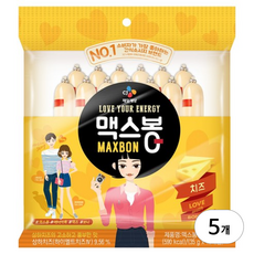 맥스봉 치즈, 455g, 5개