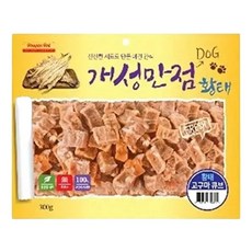 셀러허브 스포츠레저노령견 고구마함유 황태 육포 3개 A113202 냄새제거, 300g