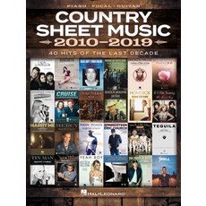 Country Sheet Music 2010-2019 Paperback, Hal Leonard Publishing Corporation
