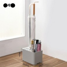 플라스틱 우산꽂이 장우산 단우산 앵커 빗물통 거치대, 뉴 L-레벨 그레이, 1개