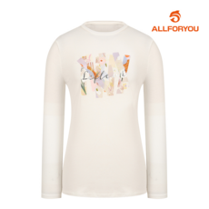 올포유 올포유 모델착장 23SS 여성 원포인트 티셔츠 ALQTM1111-102_G