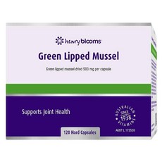 호주 헨리블룸스 초록홍합 500mg 120정, 1팩