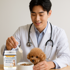 강아지 노견 관절약 관절염 슬개골탈구 영양제 글루코사민, 1개, 뼈/관절강화, 60회분