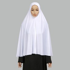 히잡 스카프 여성 무슬림 카마르 아바야 긴 부르카 머리 이슬람 기도복 위 터번 숄 랩 라마단