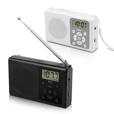 브리츠 BZ-R120 휴대용 라디오 포터블 야외 캠핑 USB전원 효도 화이트, 단품