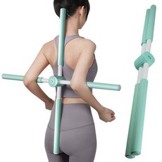 요가 십자봉 그린 바 봉 자세교정 스트레칭 밸런스