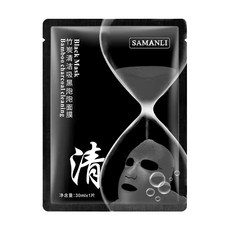 SAMANLI 竹炭吸黑泡泡面膜 深層清潔毛孔 控油保濕, 1組, 1入