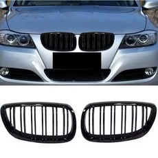 台製 亮黑 雙線 水箱罩 適用於 07-10 E92 E93 335i 328i coupe 08-13 M3, 1個