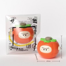 Shishishunxing 柿柿順 水果陀螺 雙人對戰解壓玩具, 柿柿順猩 OPP袋, 1個