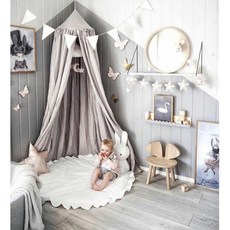 嬰兒爬行墊 寶寶圓形地墊 兒童坐墊 A96009, 白色