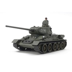 타미야(TAMIYA) 1/48 밀리터리 미니어처 시리즈 No.99 소비에트 중간 탱크 T-34-85 플라스틱 모델 32599, 1개