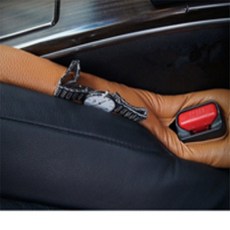 조쌤 자동차앞좌석 틈새쿠션 차량틈새방지쿠션, 블랙