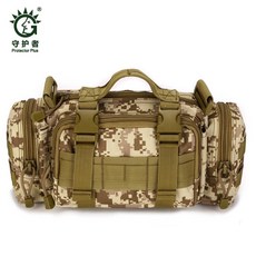 守護者 3P魔法腰包 戰術軍規MOLLE戶外斜背包, 沙漠數碼