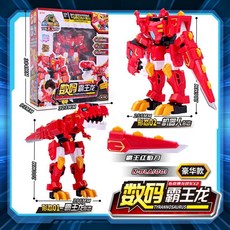 台灣熱賣 心奇爆龍戰車X2龍裝戰甲新奇暴龍變形機器人金剛汽車玩具, 爆龍X2豪華數碼霸王龍BLA1001, 1個