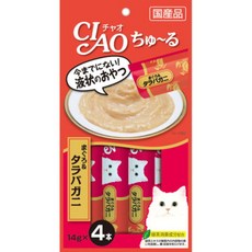 INABA CIAO 啾嚕 肉泥, 56g, 1個, 鮪魚+鱈場蟹口味