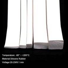 5Meter 정사각형 스폰지 발포 스트립 고무 가스켓 20x30mm 흰색 5x5mm 실리콘 트림 도어 Windows, 10 x 10mm, 5 Meter, 1개