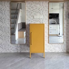 철제 캐비닛 수납장 택배 임시 수거함 사무실 수납함, (긴손잡이+낮은다리) 블루-92x40x40