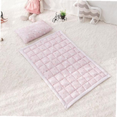 아기 유아 침대 패드 뱀부마이크로 휴가드처리 75x130cm, 아기패드_인디핑크