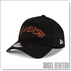 New Era 讀賣巨人棒球帽 舒適透氣 可調節尺寸, 黑, 1個