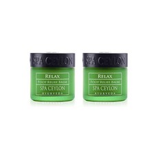 SPA CEYLON 스파 세이론 릴랙스 풋 릴리프 밤 2팩, 1개입