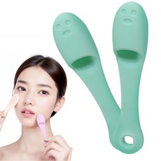 깔끔더하기 세안브러쉬 모공 블랙헤드 클렌징, 2개, 프레시민트