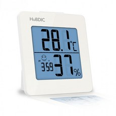 휴비딕 시계 온습도계 HT-1 화이트, 상세페이지 참조