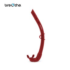 游龍潛水 BREATHE 自潛呼吸管 - 可折疊自由潛水呼吸管 (附收納殼), 紅色