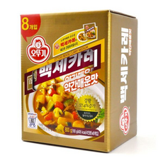 해핑몰 코스트코 오뚜기 약간매운맛 백세카레 ( ) 과립형, 1개, 100g