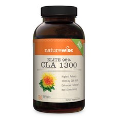 네이쳐와이즈 엘리트 95% CLA 1300 1300mg 소프트젤, 180정, 1개