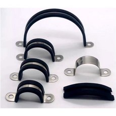 10pcs 6/8/9/10/11/12/13/14/15/16/18mm 아연 도금 테이프 클램프 호스 와이어 및 케이블 절연 R 충격 흡수, 14MM