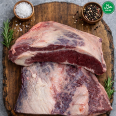 Australian Halal Certified Frozen Beef Navel End Brisket Plate 호주 할랄 인증 냉동 소고기 삼겹양지, 2개, 1kg