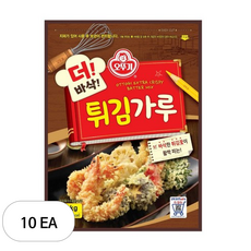 오뚜기 더 바삭 튀김가루, 1kg, 10개