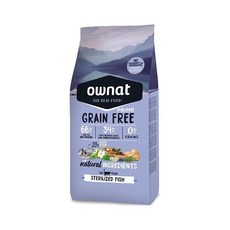 歐娜特 ownat 無穀鮮肉糧 室內貓 多種魚 化毛挑嘴配方 8kg 貓飼料, 1個, 室內貓｜多種魚【化毛挑嘴】8kg
