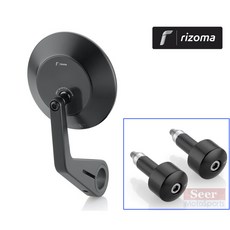 Rizoma 平衡端子鏡 MA534B MA434B 機車後視鏡, 單隻(MA434B)