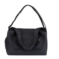 運動瑜伽短途旅行袋女ins游泳健身包斜跨揹包男潮大容量單肩包, 黑色, 1個