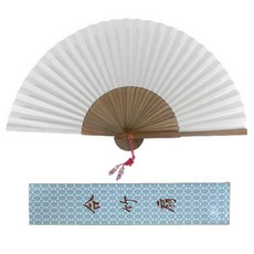 송정필방 부채 - 한지접선(소) 일반형 오죽선 높이22.5