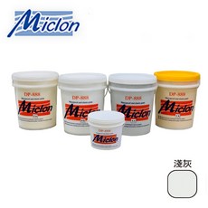 佐禾 邁克漏 彈性防水遮熱抗UV面漆 20kg/桶 DP888, 淺灰色, 1個