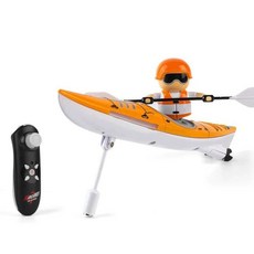 HC 810 원격 제어 보트 LED 라이트 RC 조정 풀 호수 장난감 360 드라이브 모드 방수 선박 수중, Orange