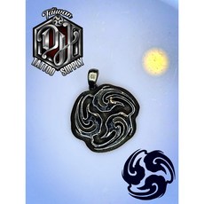 台灣 DH TATTOO SUPPLY 龍爪純銀吊墜 - 獨特飾品 時尚穿搭, 925純銀款(黑銀搭配色)