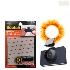 스리엠 3배 고내열 블랙박스 하이패스 테이프 양면테잎 강력 접착제 첩착제, 단일 모델명/품번