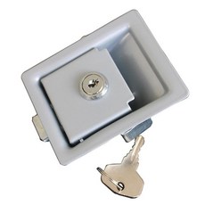 업그레이드 RV 도어 모터 볼트 데드 래치 장치 검정색 트레일러 입구 (색상-GY), 1개