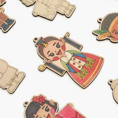 민화샵 다문화 팬시우드 우드아트, 중국