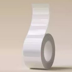 精臣標籤紙 B21_Pro/B31專用 白色圓形防水姓名貼 商品標籤貼紙, 1個, 透明20*8-B31/B21PRO專用