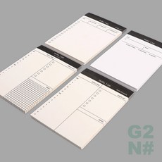 지투앤샵 메모장 50매 일정표, 스케줄형
