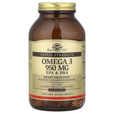솔가 트리플스트렝스 오메가3 950mg 소프트젤 100정, 1개