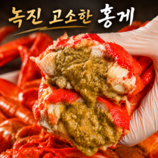 [백화점납품] 수율90%내외 특A급 녹진고소한 박달홍게, 1개, 3kg 연지홍게