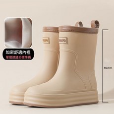 DFMEI 雨鞋時尚束口中筒短筒女款新款外穿膠鞋耐磨成人防滑防水水鞋雨靴