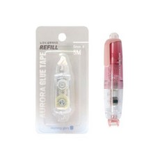 1200 오로라 노크식 글루 테이프 리필 양면 풀테이프 접착제, 단품