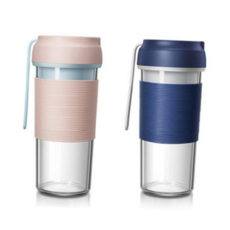 무선 휴대용 믹서기 소형 개인용 믹서기 텀블러 충전 블렌더, 텀블러 믹서 네이비